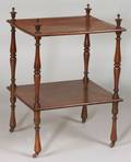 Victorian Mahogany Twotier Table Stand