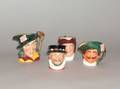 Four Small Royal Doulton Ceramic Toby Jugs