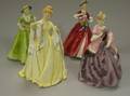 Four Royal Worcester Porcelain Figures