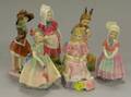 Six Royal Doulton Ceramic Figures