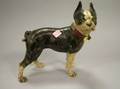 Painted Cast Iron Boston Terrier Doorstop
