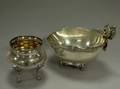 Barbour Silver Plated Squirrel Figural Nut Bowl and a Victorian Plated Footed Waste Bowl