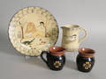 Five pcs of Nancy Anderson pottery