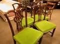Four Chippendalestyle Mahogany Side Chairs