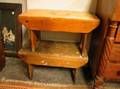 Pine OneDrawer Stand and Two Pine Bucket Benches