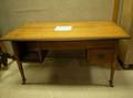 Late Victorian Oak Flattop Partners Desk