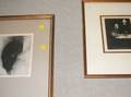 Two Framed Figural Etchings