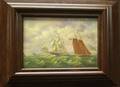 Framed Oil of a Ship