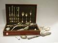 Seventyone Pieces of Assorted Sterling Silver and Plated Flatware