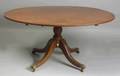 George III Mahogany Oval Tilttop Breakfast Table