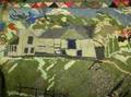 Farm Landscape Hooked Rug
