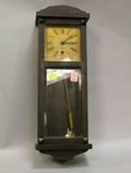 Small Gilbert Dark Stained Maple Wall Timepiece