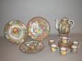 Eighteen Pieces of Chinese Export Porcelain Rose Medallion Tableware