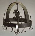 French Wrought Iron Kitchen Hanging Rack