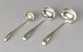 Three Arthur Stone Sterling Silver Graduated Ladles