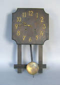 Gilbert oak wall clock