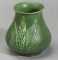 Hampshire Pottery Green Glaze Vase