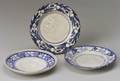 Three Dedham Pottery Small Floral Plates