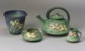Four Roseville Pottery Zephyr Lily Items