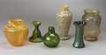 Six Art Glass Vases
