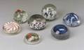 Seven Assorted Glass Paperweights