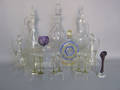 Fourteen pcs of misc glass