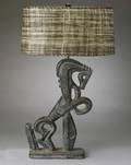 Modern Terra Cotta Figural Table Lamp