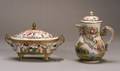 Four Capo di Monte Style Porcelain Items