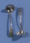 Pair of Scottish George III Silver Sauce Ladles