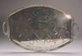 Elkington  Co Aesthetic Movement Electroplated Tray