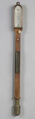 AngloIndian Rosewood Stick Barometer