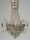 Continental Neoclassicalstyle SixLight Crystal Chandelier