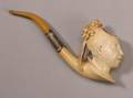 Meerschaum Pipe Carvedas the Bust of an Asian Lady