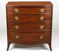 Late George III Mahogany Bow Front Chest of Drawers