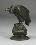AntoineLouis Barye French 17961875 Small Bronze Figure of a Raptor