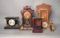 Three Victorian mantle clocks
