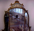 Victorian Painted and Parcel Gilt Overmantel Mirror
