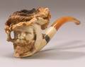 Meerschaum Pipe Carved with Bust of a Florentine Gentleman