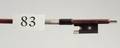French Silver Mounted Violin Bow A Richaume for Victor Fetique
