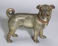 Painted Terracotta Figure of a Pug