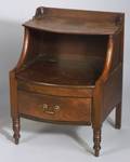 Late Regency Mahogany Night TableCommode