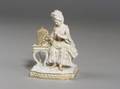 Meissen Porcelain Crinoline Figure of a Lady with a Bird