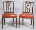 Set of Eight Georgian Style Mahogany Dining Chairs