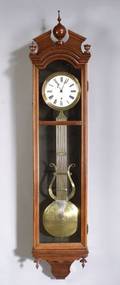 Large Walnut Wall Timepiece