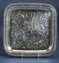 Tiffany  Co Sterling Acidetched Salver