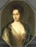 Continental School 18th Century Style Portrait of a Lady With a Lace Bodice