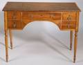 English Regency Leather Top Writing Table