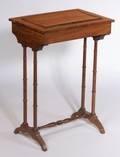Victorian Rosewood Trestle Table with Jardiniere