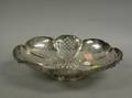 Continental Reticulated Silver Plated Footed Fruit Bowl