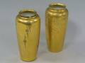 Two Sidney T Callowhill Gilt Porcelain Vases